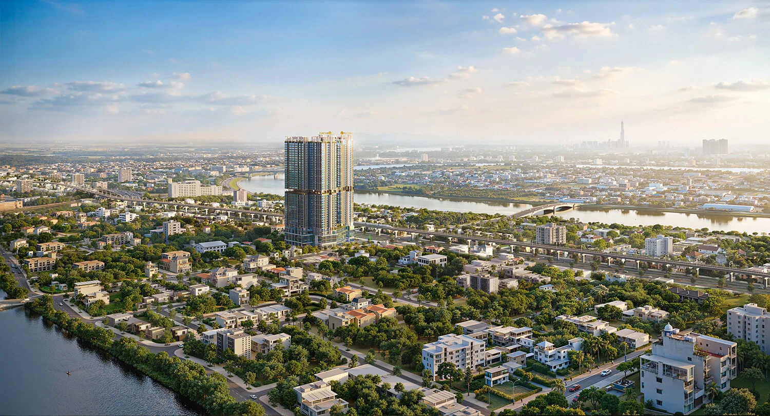 Phối cảnh tổng quan The Emerald Boulevard