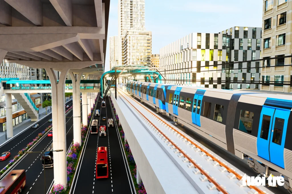 metro thu dau mot tao dan phoi canh