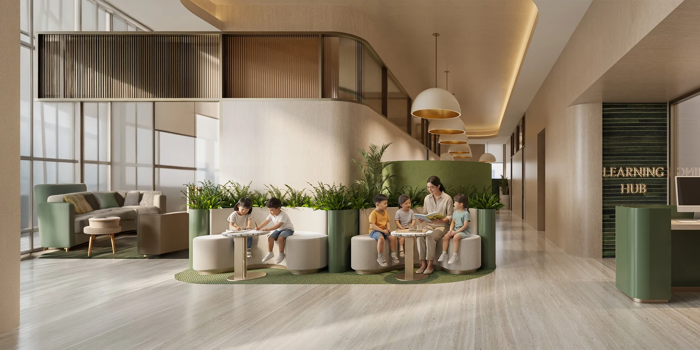 Phối cảnh Không gian làm việc sáng tạo Palm River