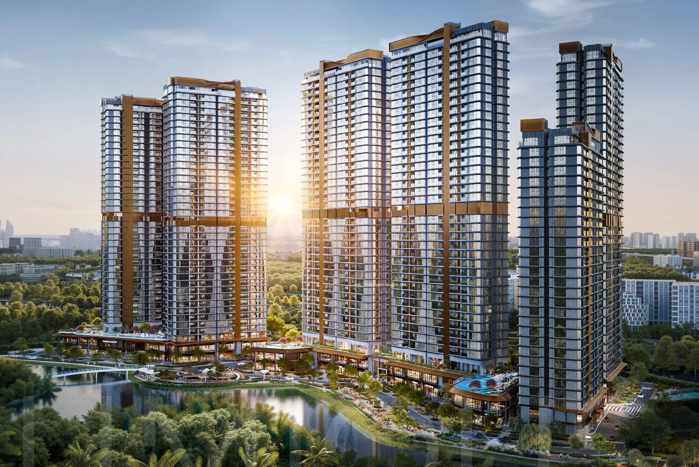 Phối cảnh tuyến thương mại Eaton Park