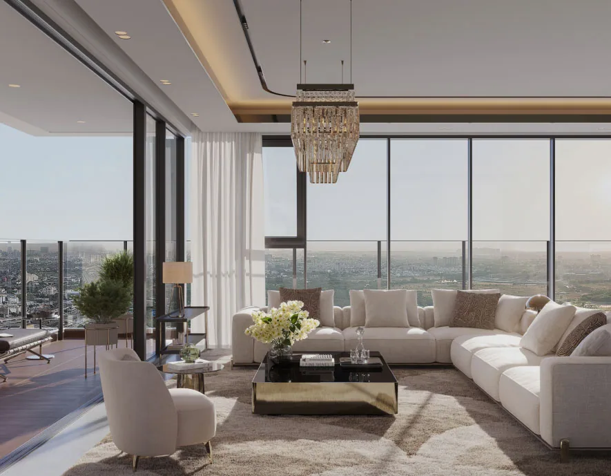 Phối cảnh nội thất Penthouse Eaton Park